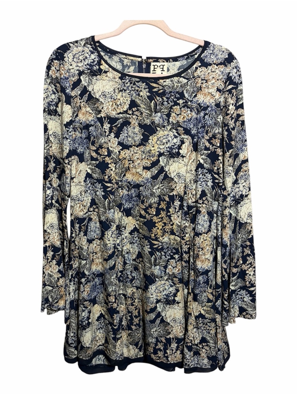 PPLA Adele Wide Bell sleeve Dress boho size medium